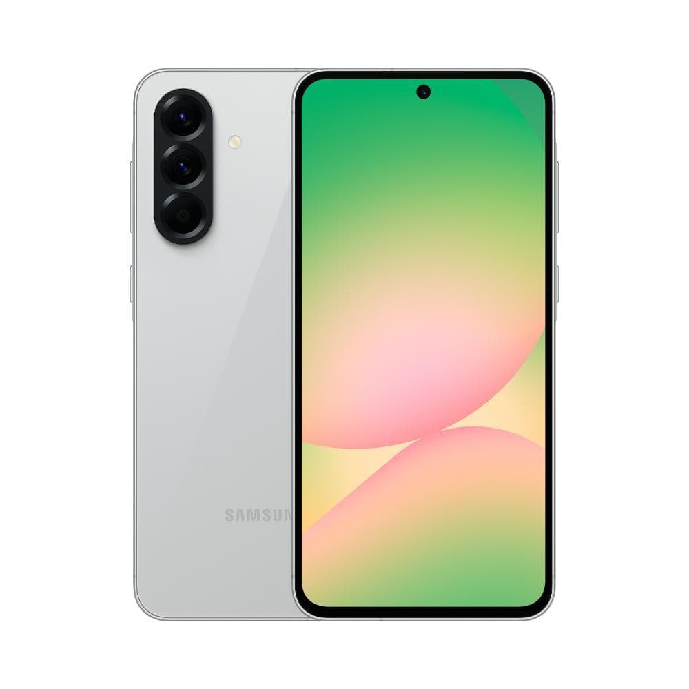 Smartphone Samsung Galaxy A56 5G 128GB 8GB RAM com câmera tripla traseira de até 50MP e tela de 6,7 polegadas