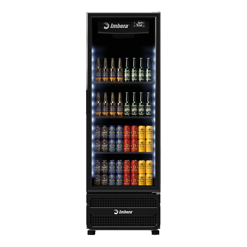 Cervejeira Vertical Imbera Ccv315 Porta De Vidro Full Black 485l-220v