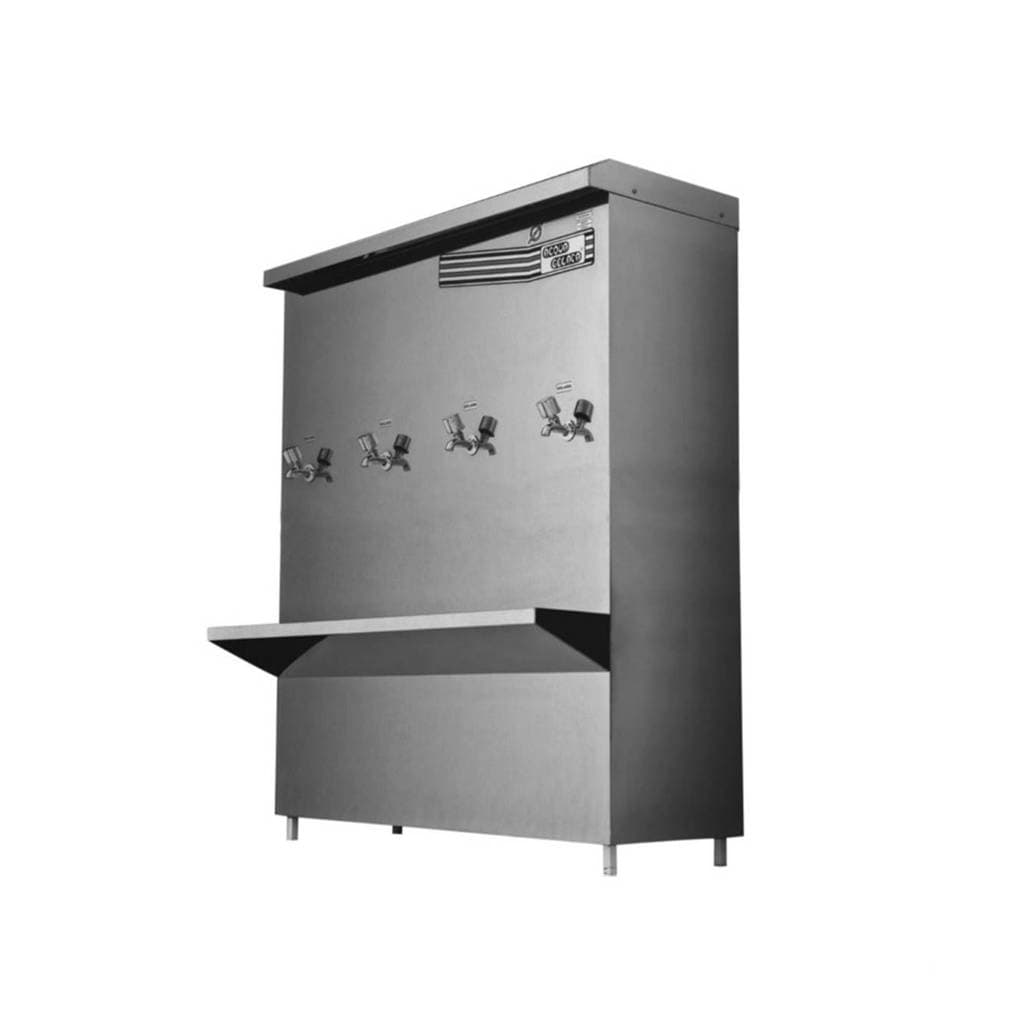 Bebedouro industrial 4 torneiras 200 litros aço inoxidável PRE200