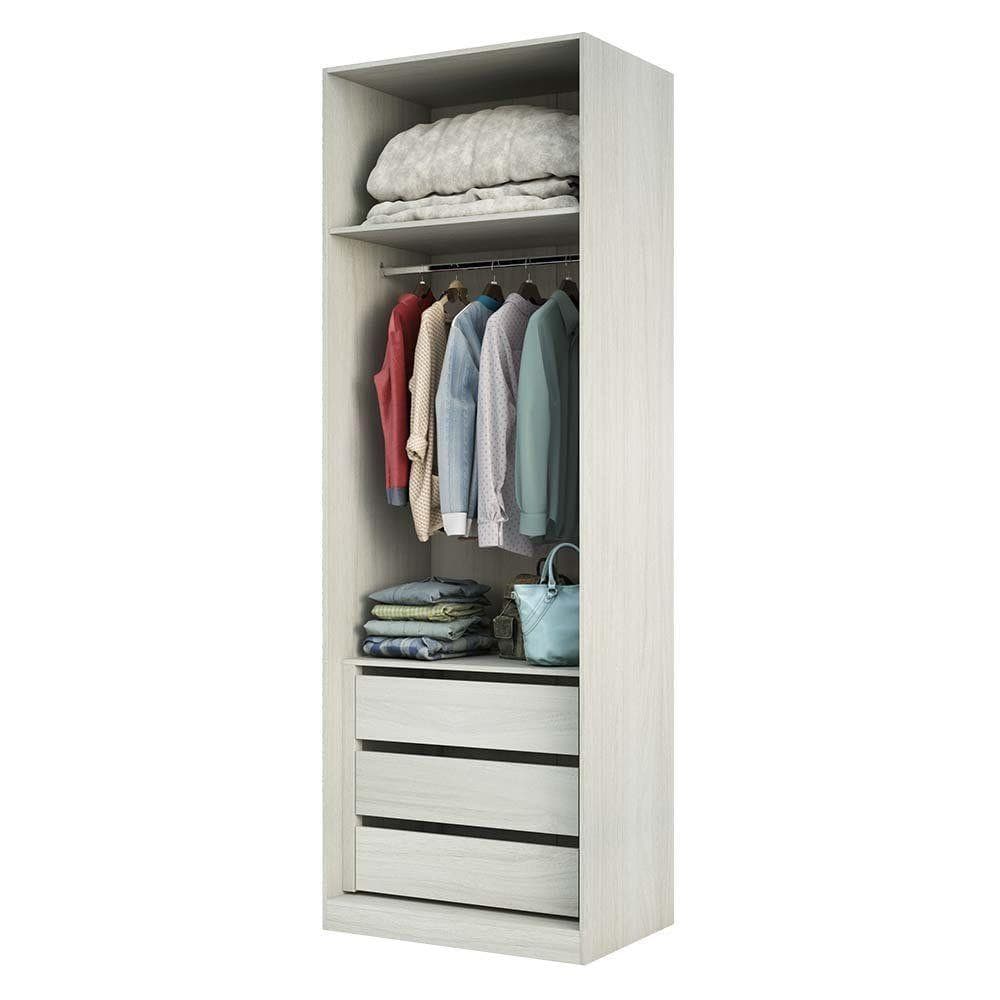 Guarda Roupa Closet Prime Closet Prime Legno 3 Gavetas MDP
