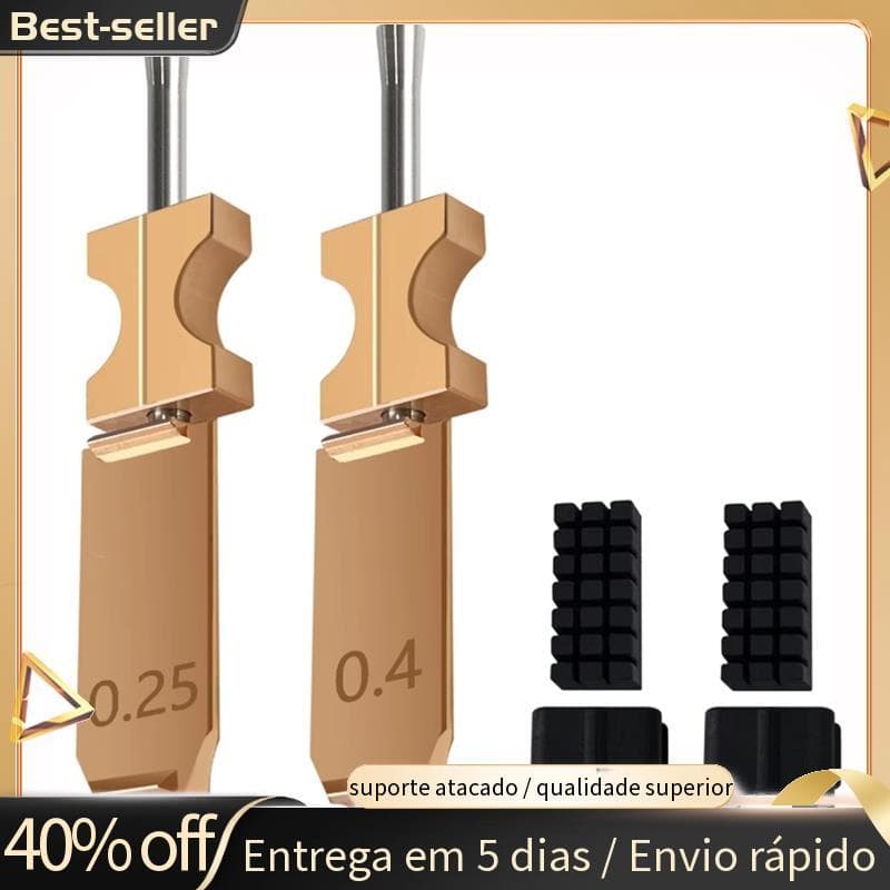 Para AD5X 0.25 + 0.4MM Hotend Bocal Escova Kit De Capa De Silicone Com 2 Escovas + 3 Manga Bico Destacável Rápido