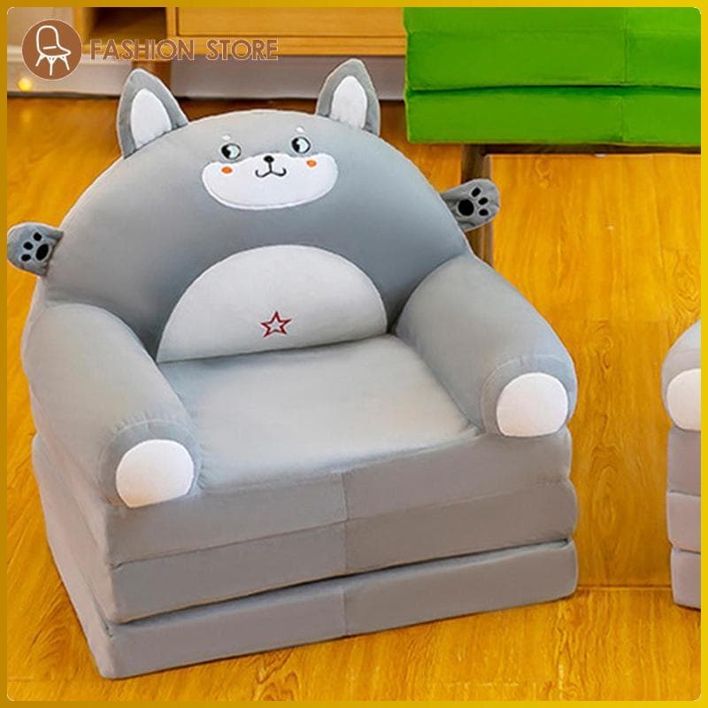 [Wishshopeelq] Poltrona Infantil Dobrável Para Sofá Lavável Sala De Estar