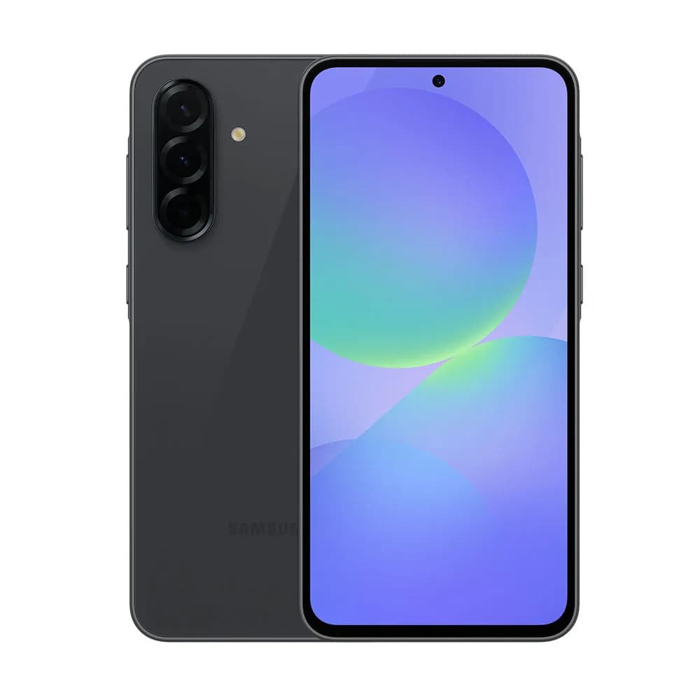 Smartphone Samsung Galaxy A36 5G preto com tela de 6.7 polegadas e câmera tripla