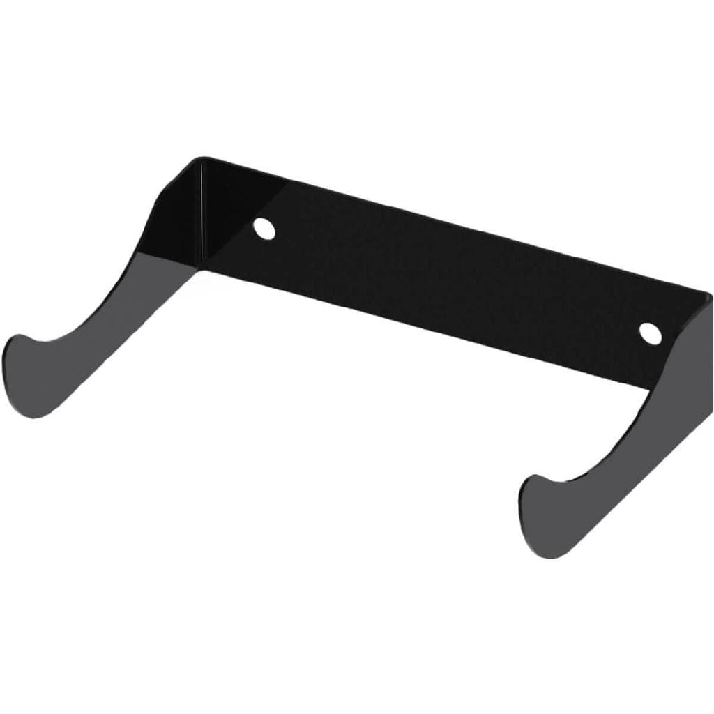 Suporte para garrafa de vinho em aço adega de parede preto microtexturizado