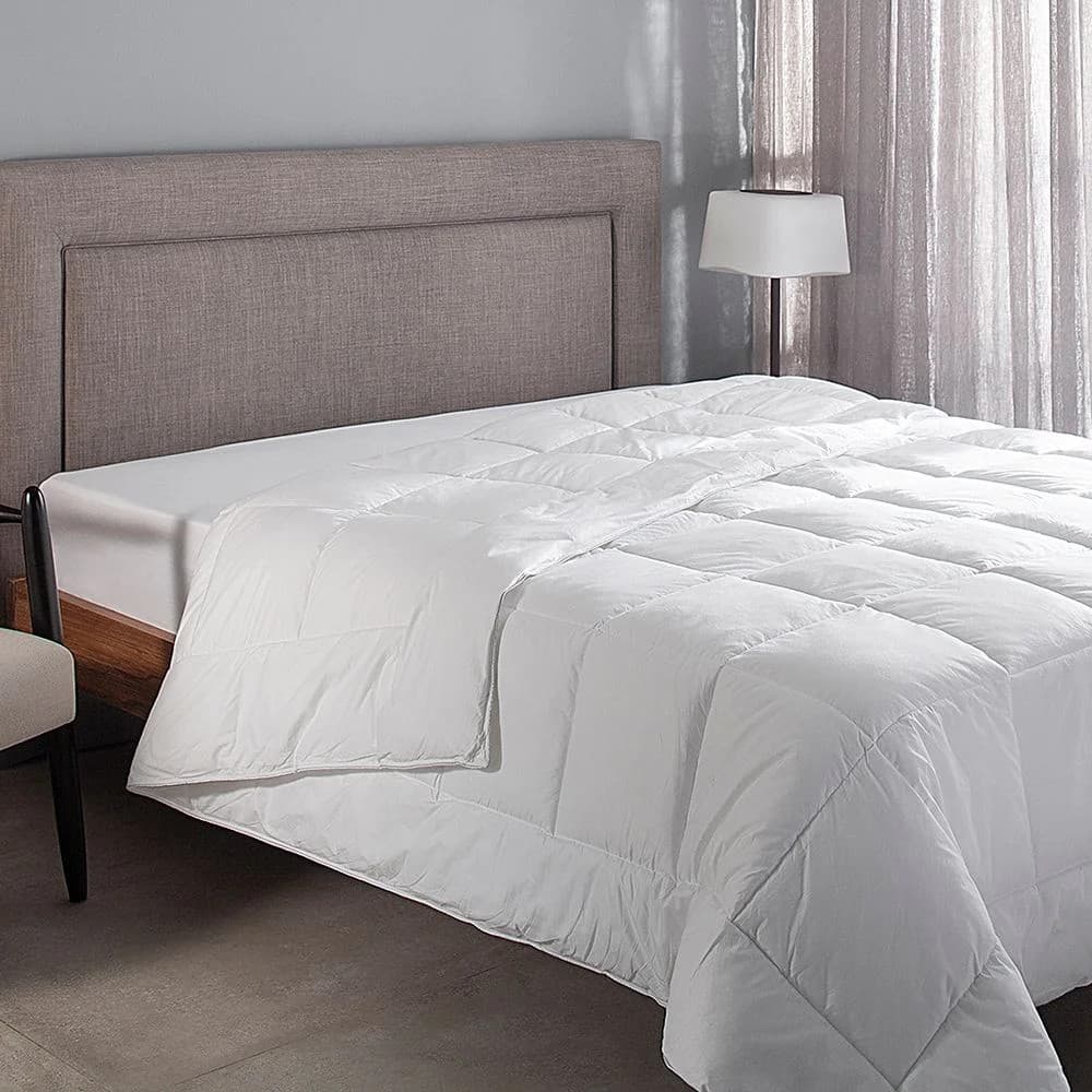 Edredom Classic Buddemeyer 260x240 cm - Queen branco em cama queen