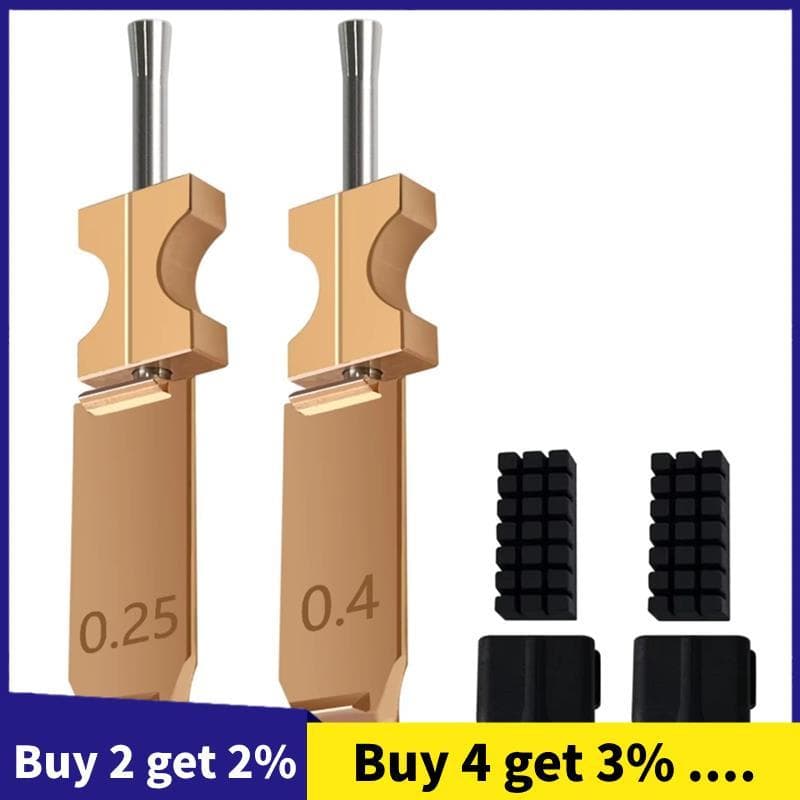 Para AD5X 0.25 + 0.4MM Hotend Bocal Escova Kit De Capa De Silicone Com 2 Escovas + 3 Manga Bico Destacável Rápido