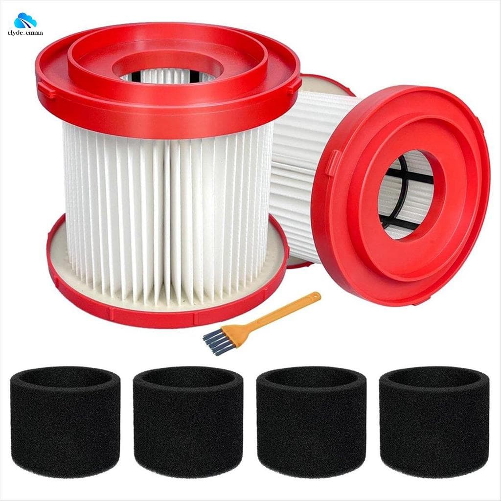 2 Pacotes De Filtro HEPA 49-90-1900 Para Aspirador Sem Fio 0780-20 0880 , Com 4 Filtros De Manga De Espuma E 1 Escova
