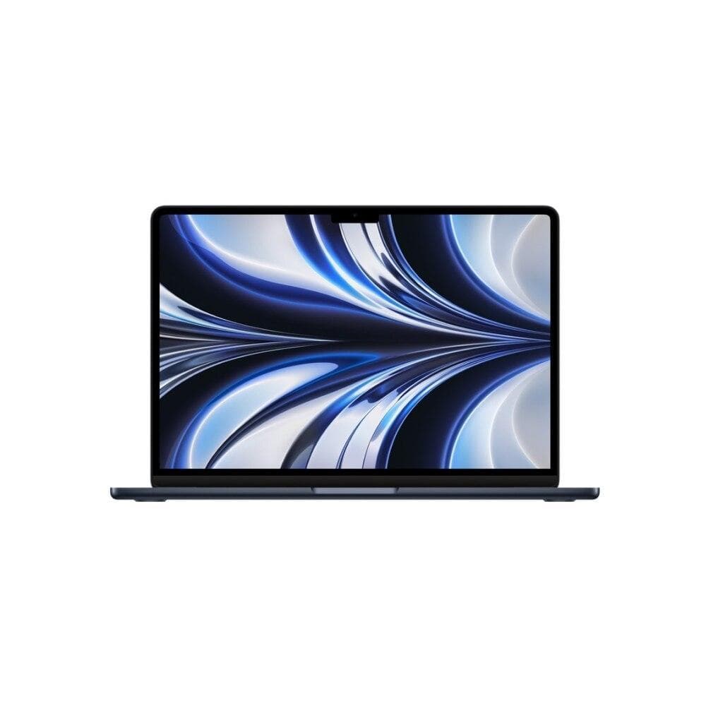 Apple MacBook Air 13", M2, CPU de 8 núcleos, GPU de 8 núcleos, 16GB RAM, 256GB SSD- Meia-noite