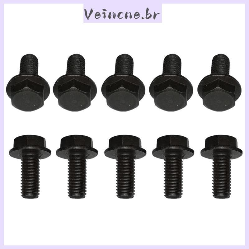 Parafusos precisão projetados com flanges rosca reversa para fixação