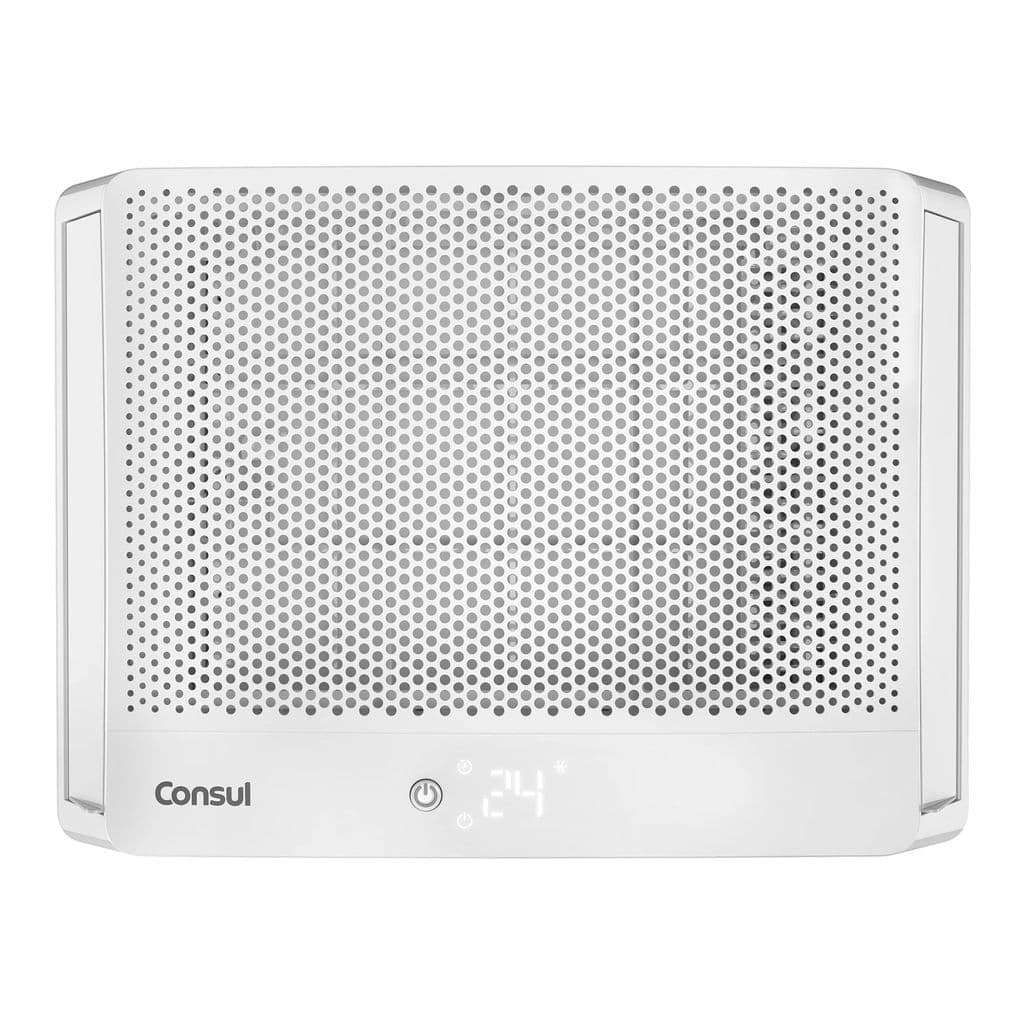 Ar condicionado de janela branco Consul 10000 BTUs com tela digital