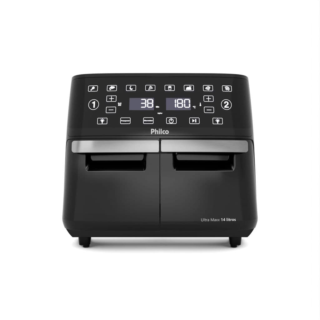 Air Fryer Philco 14L 4 em 1 Painel Digital PAF14A