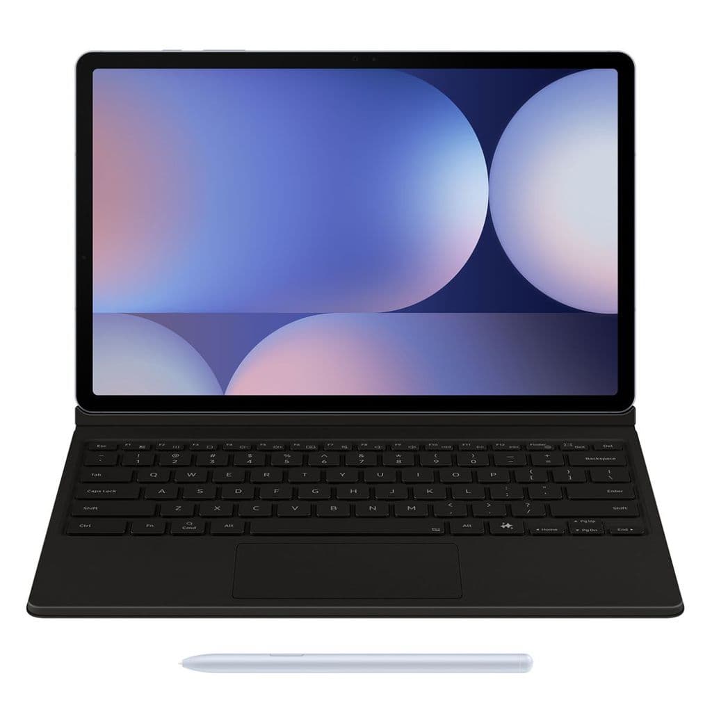 Capa teclado preto para Samsung Tab S10 Plus 12.4'' X820 X826 aberta