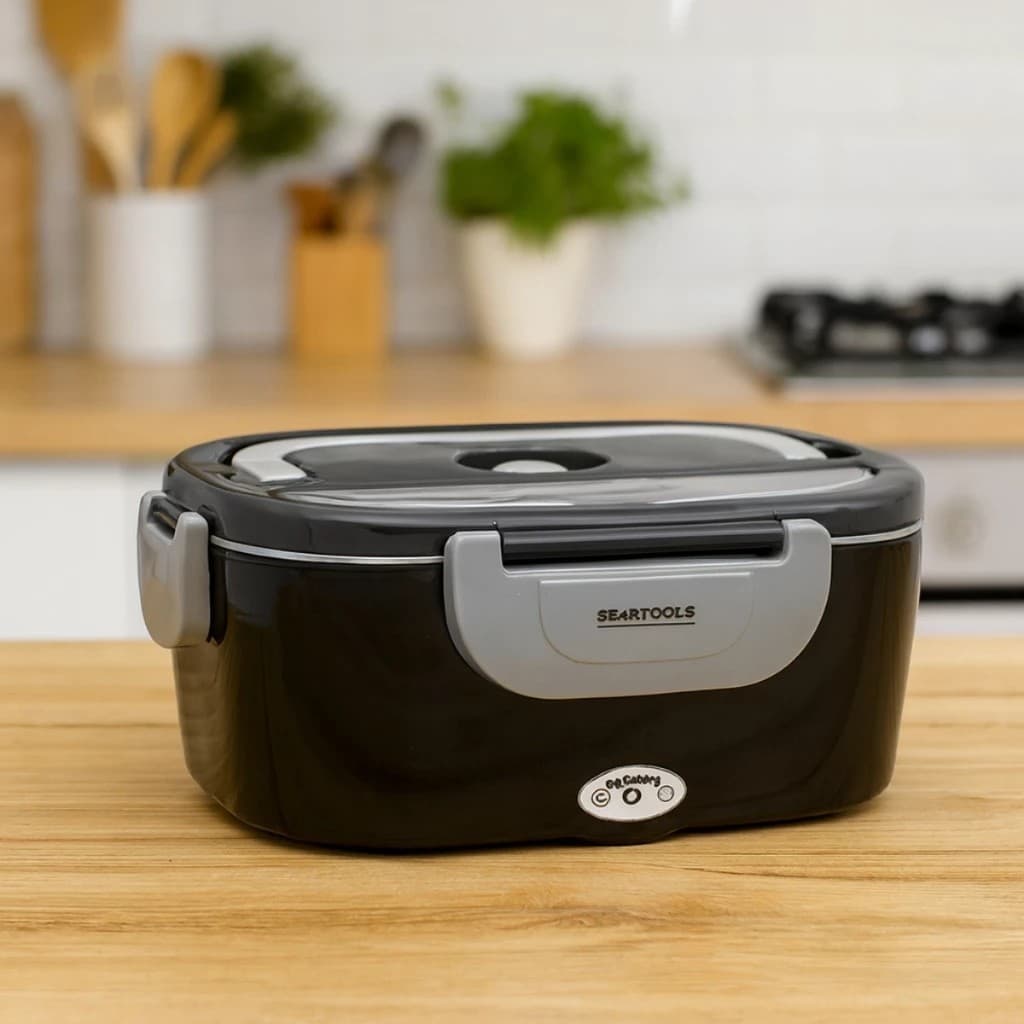 Marmiteira Elétrica Térmica Bivolt Trabalho Viagem Marmiteira 220V Refeição Esquenta Rápido