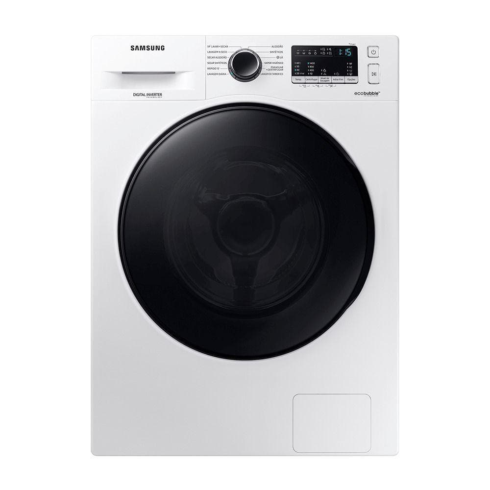 Lava e Seca Samsung WD11A4453BW 11kg, branca, com controle digital
