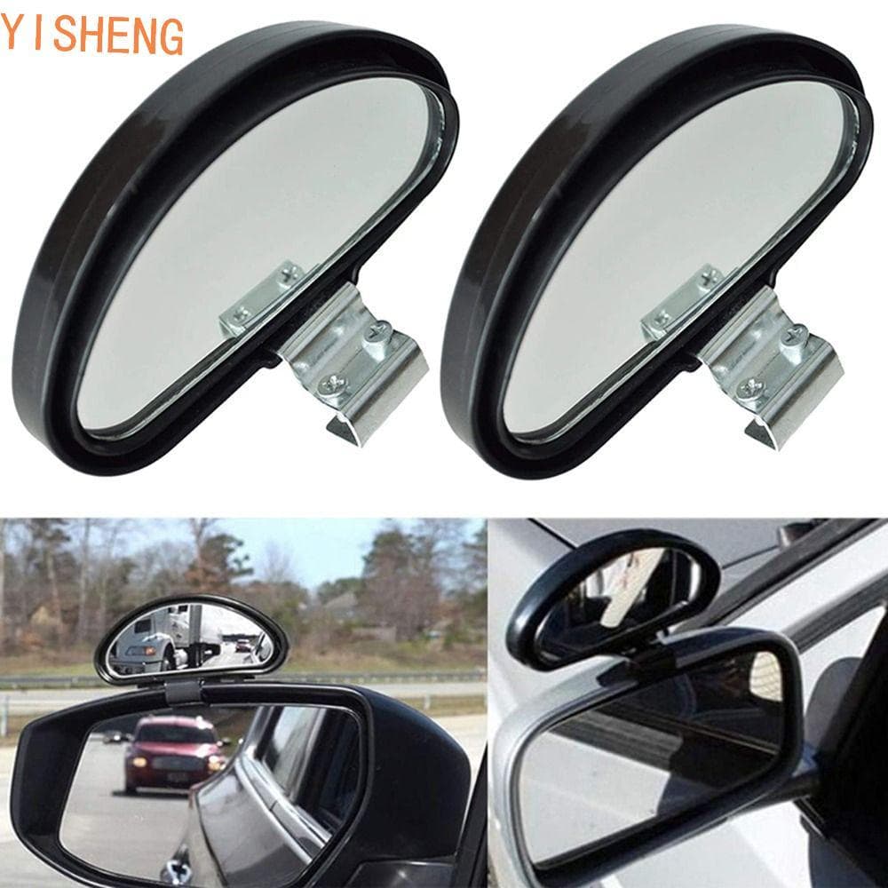 Espelho retrovisor convexo ajustável de 360 graus para carros YISHENG