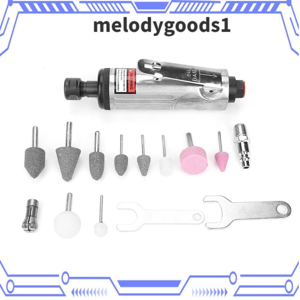 Lixadeira Pneumática MELODYGOODS | Ferramenta De Ar Para Pinça De 1/8 " , 4 Moedor Pneumático De 22000 RPM