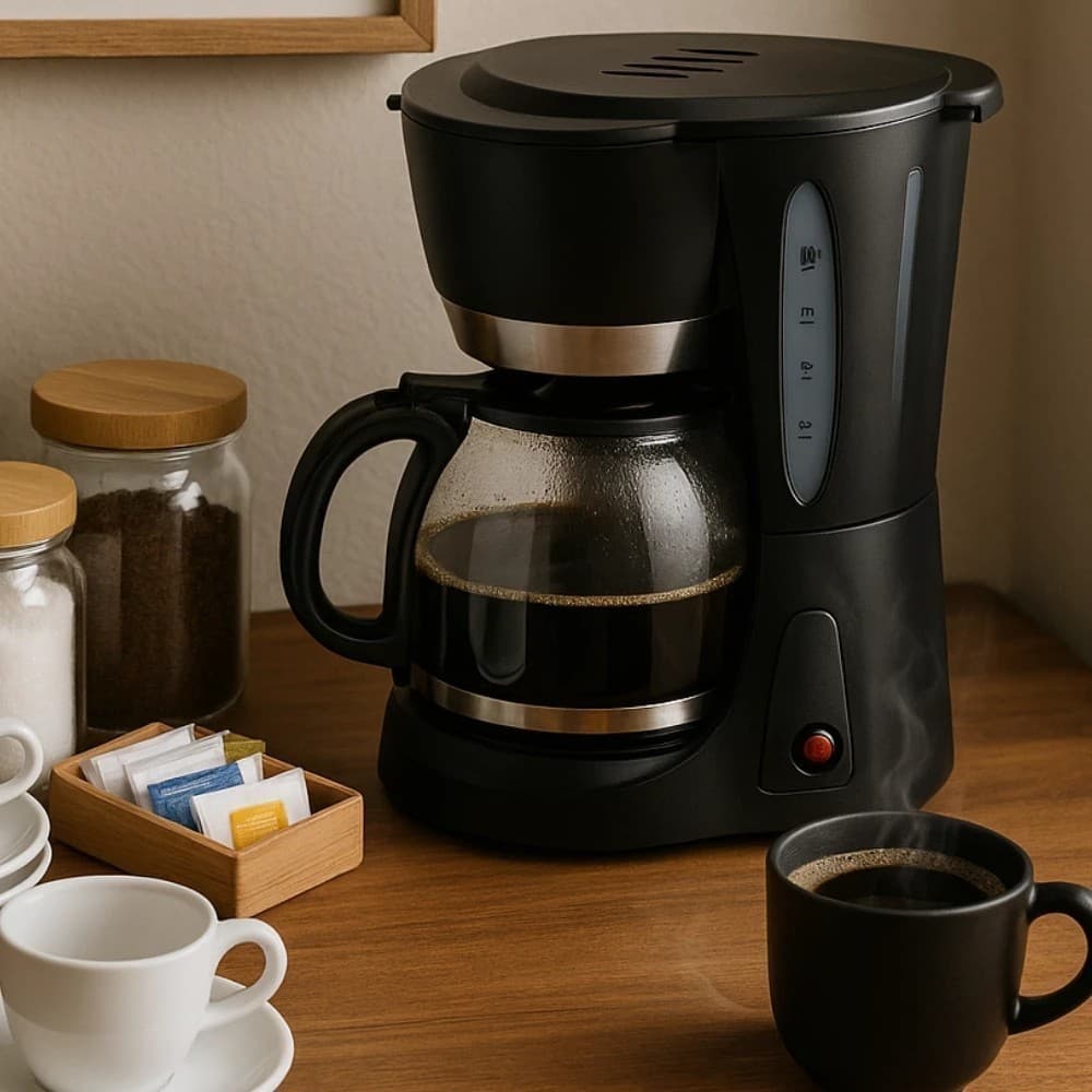 Cafeteira Elétrica 30 Xícaras 127V Aquecer Bebidas Fazer Café Chaleira Elétrica Fervedor Água 1200ml