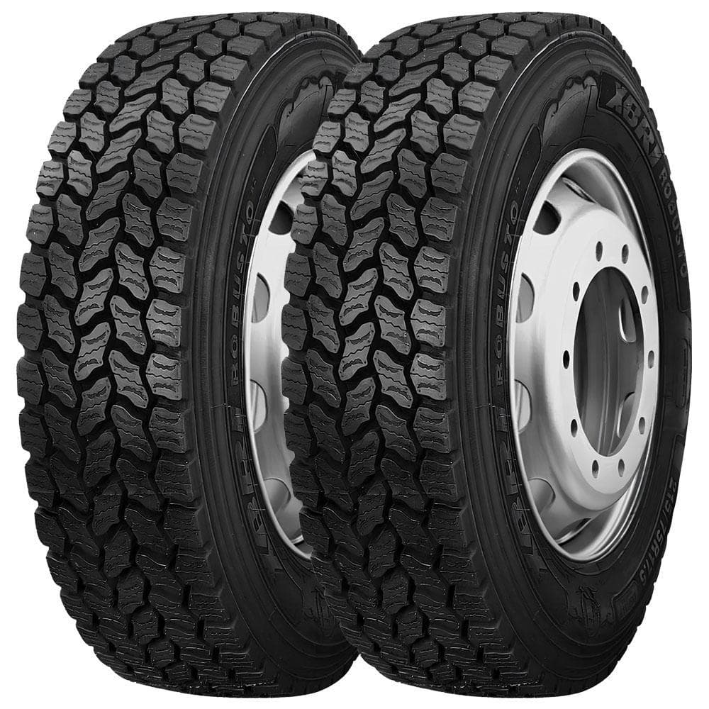 KIT 2 Pneus Xbri Robusto A2 215/75 R17.5
