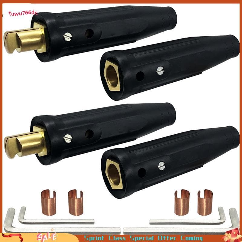 [Entrega Rápida BR] 2 Pacotes De Cabos De Soldagem LC-40 , Conector Rápido , Conectores Macho E Fêmea Para Acessórios De