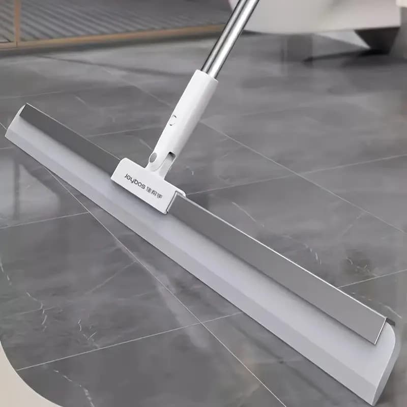 Rodo de Silicone Multiuso 2 em 1 Vassoura e Limpador de Vidros para Uso Seco e Molhado