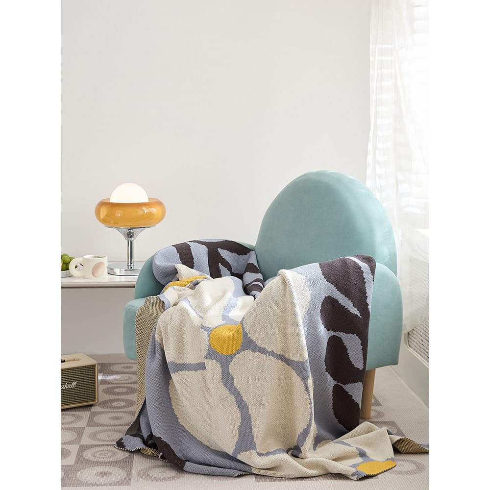 Estilo nórdico flor sofá cobertor de algodão malha cobertor escritório Nap cobertor ar condicionado cobertor piquenique 