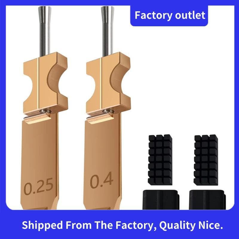 Para AD5X 0.25 + 0.4MM Hotend Bocal Escova Kit De Capa De Silicone Com 2 Escovas + 3 Manga Bico Destacável Rápido