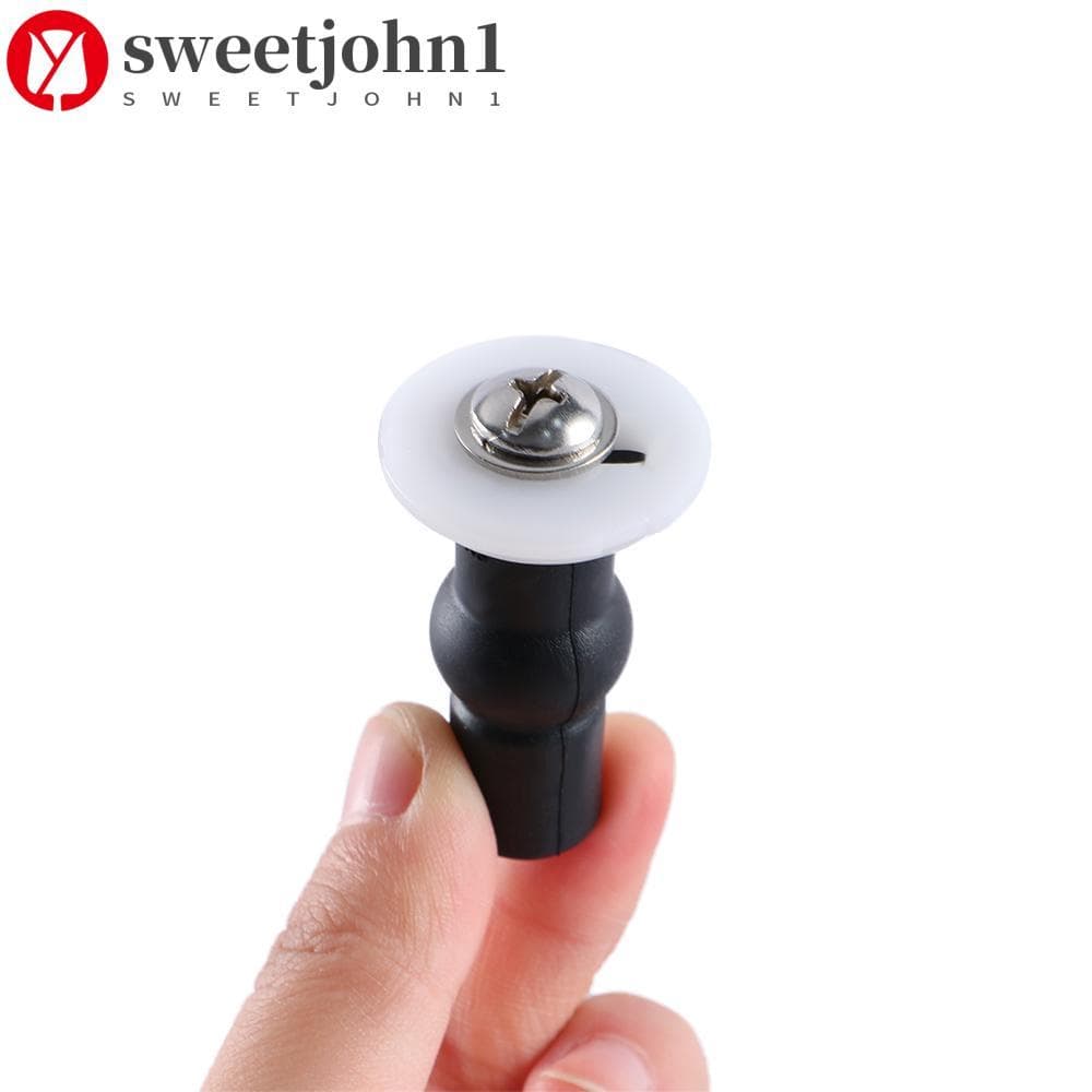 Componente de reparo de vaso sanitário SWEETJOHN1 com parafuso prateado e base preta