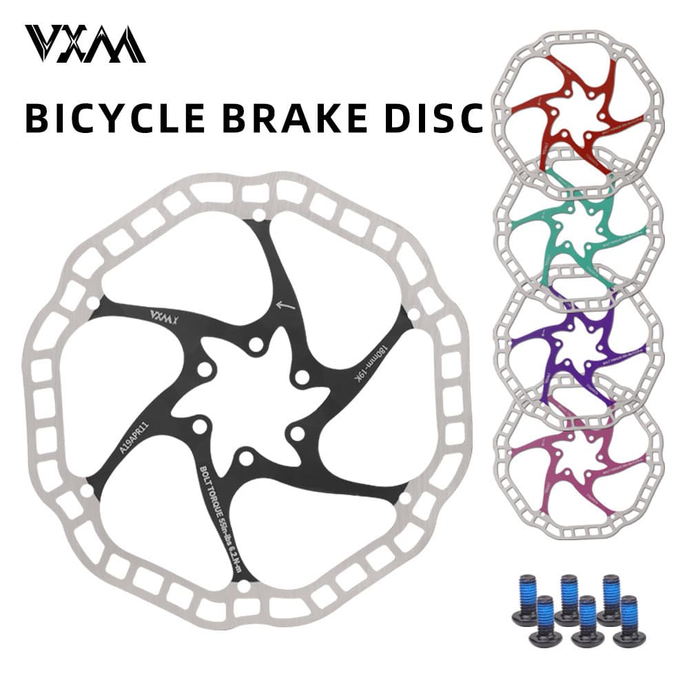 Disco flutuante VXM Disco de freio para Mountain Bike 160/180mm Seis unhas Pastilha de freio a disco Pastilha de freio