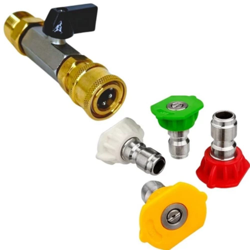 Kit Adaptador C/ Registro + Bicos Coloridos de Engate Rápido Wap Excellent e Bravo
