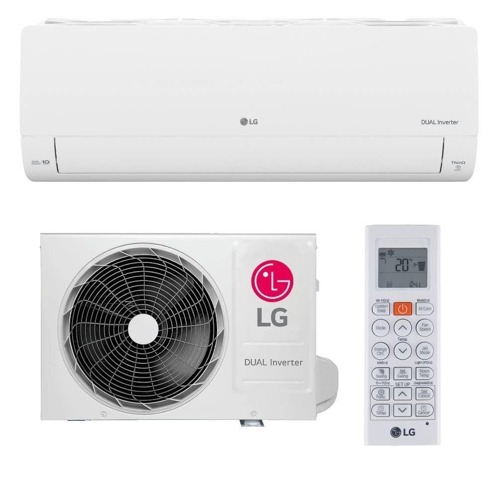 Ar Condicionado LG AI Dual Inverter Voice 9000 BTU Quente Frio com controle remoto