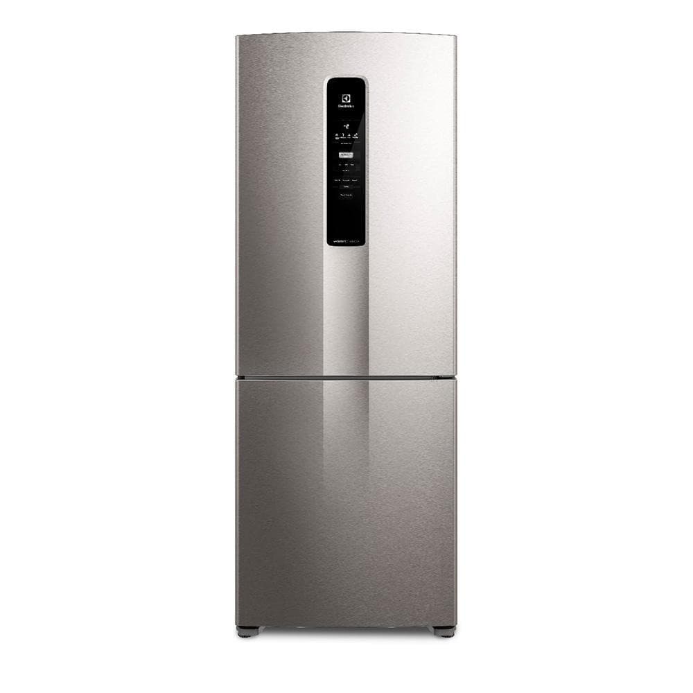 Geladeira Electrolux Frost Free Inverse 488L IB55S Inox Look