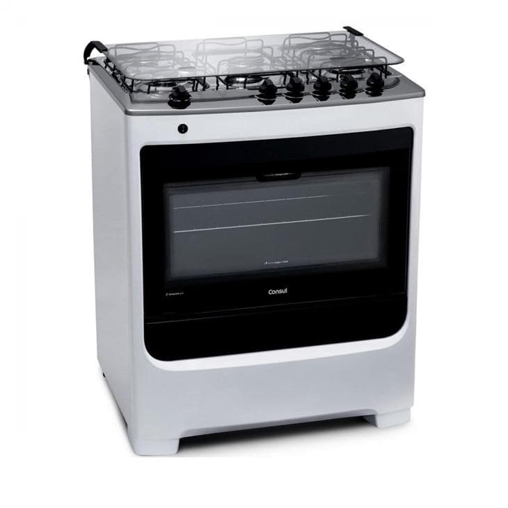 Fogão 5 Bocas Consul CFS5NAB Acendimento Automático, Branco