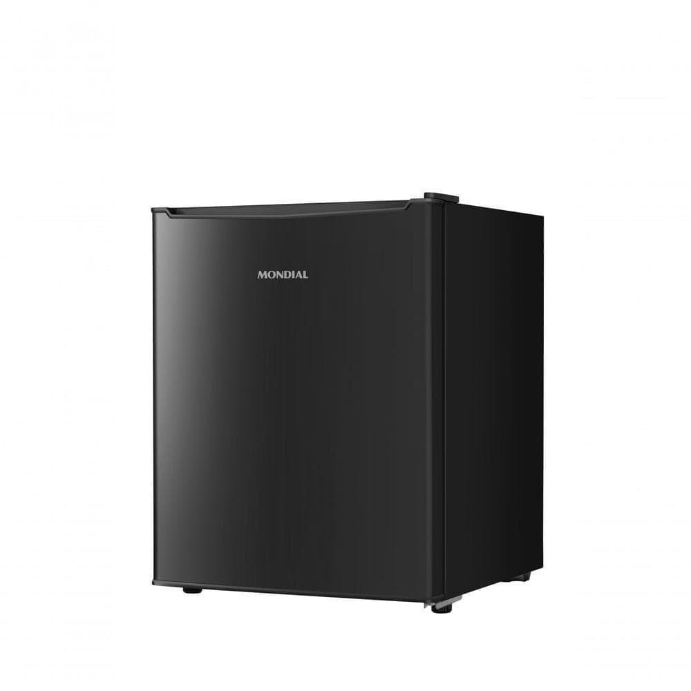 Frigobar Mondial 73L Preto com porta reversível, 220V