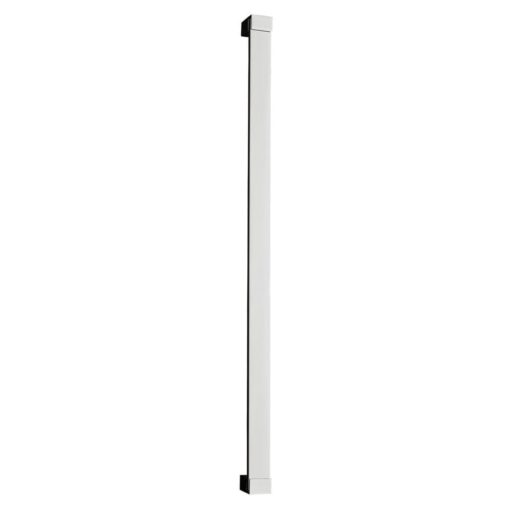Puxador de móveis aço inox 1200mm prata escovado
