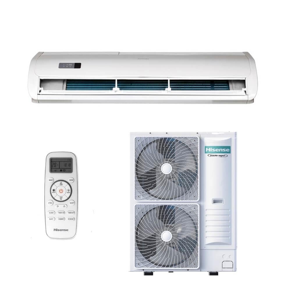 Ar Condicionado Split Piso Teto Inverter Hisense 60000 BTUs Quente/Frio AUV-60UR2RNCAE com Controle Remoto