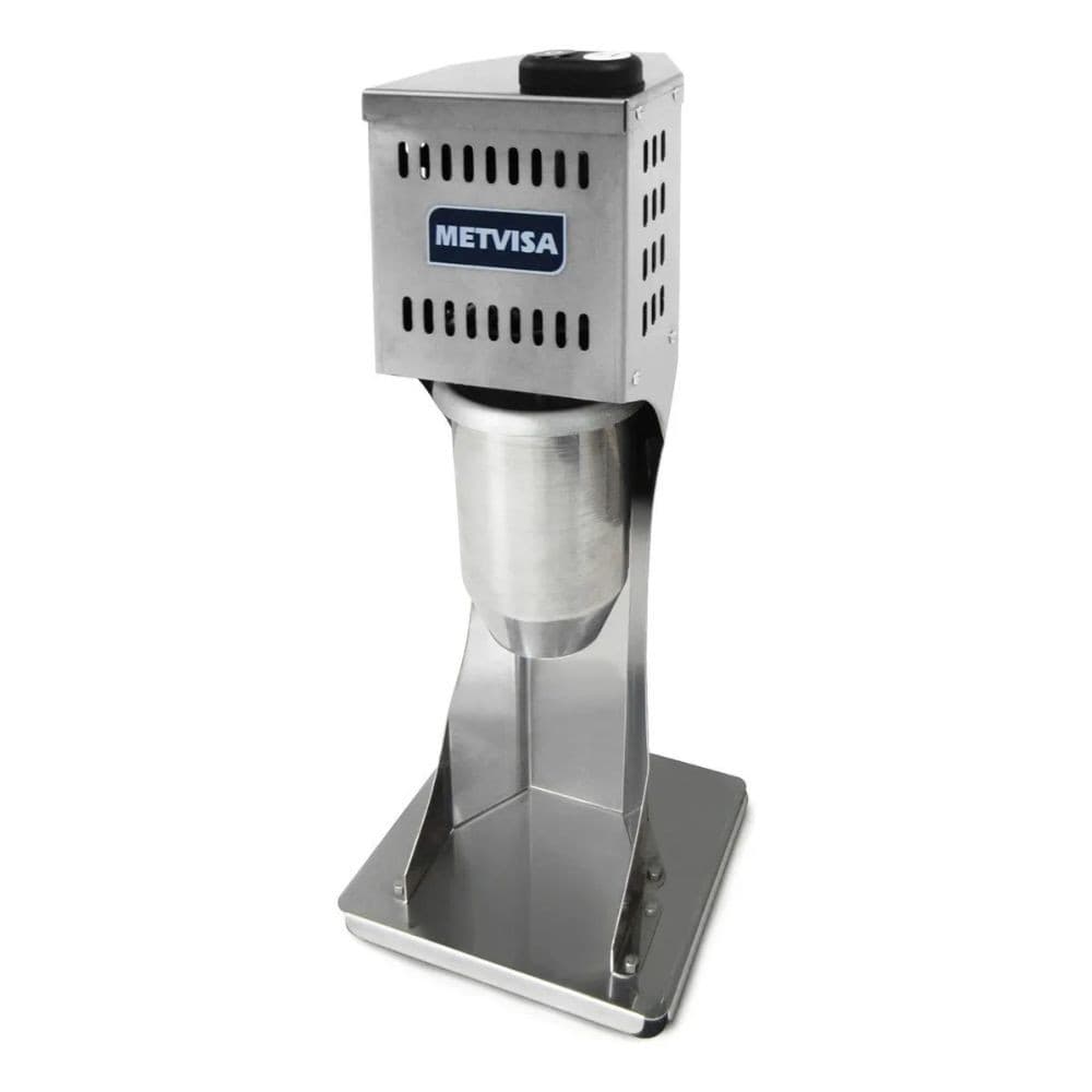 Batedor de Milk Shake Profissional METVISA com Pedestal, aço inoxidável, 127/220V