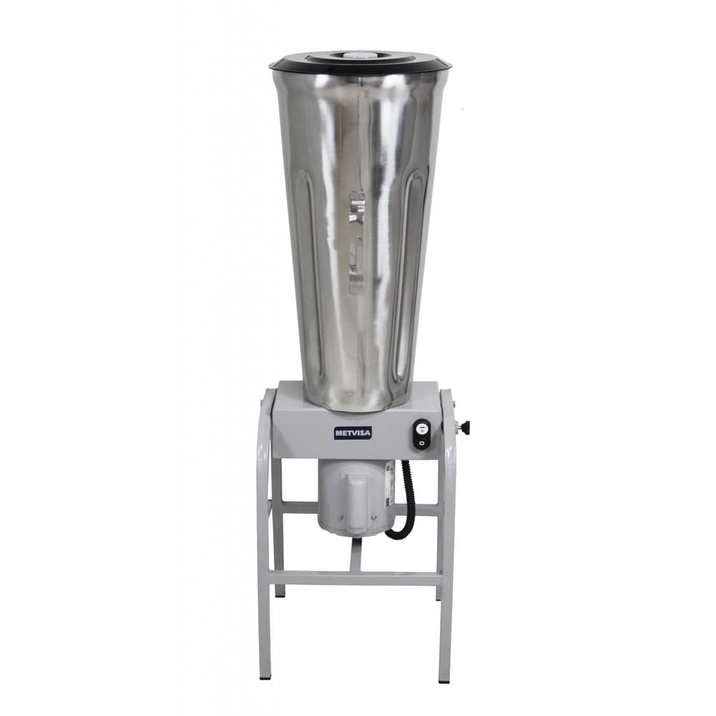 Liquidificador industrial Metvisa LQL.25 25L aço inoxidável jarra prateada