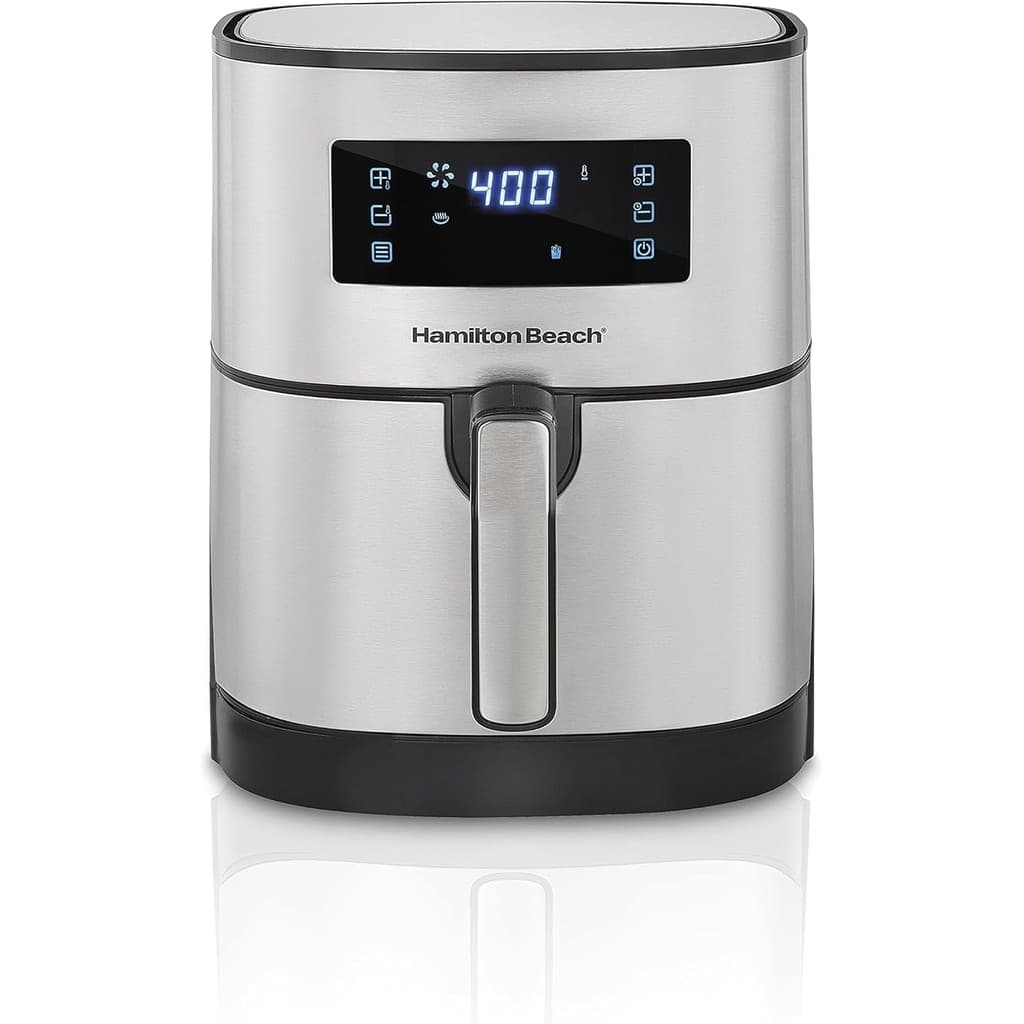 Fritadeira Sem Óleo AIR FRYER DIGITAL Hamilton Beach 5.0L 110v Cinza, 1700W - 35051