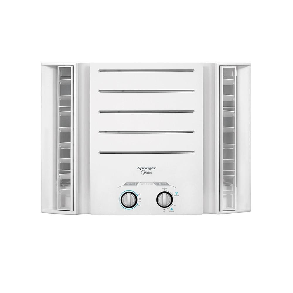 Ar Condicionado Springer Midea Janela QCK105BB 10000 BTUs Branco 220V Mecânico Silencioso