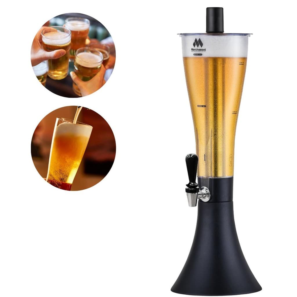 Torre de Chopp 2,5 Litros Chopeira Marcbeer Marchesoni
