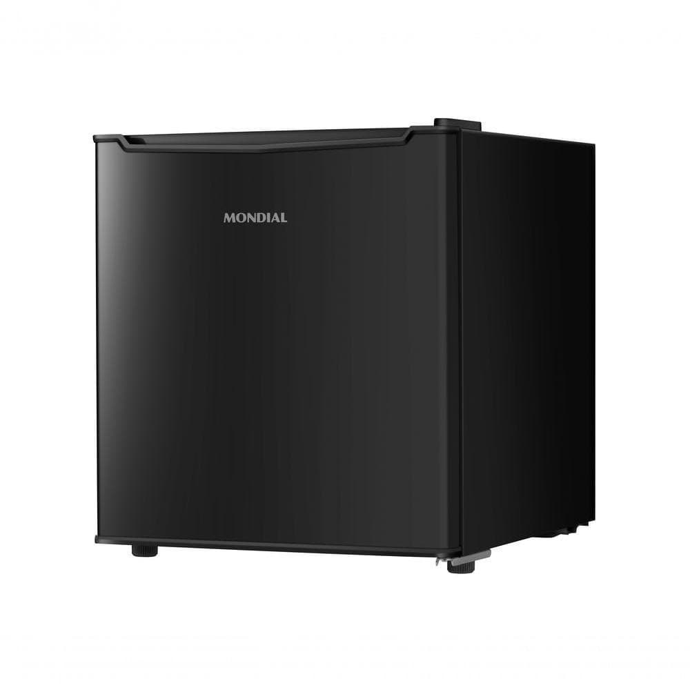 Frigobar Mondial 46L Preto com Porta Reversível - Lateral