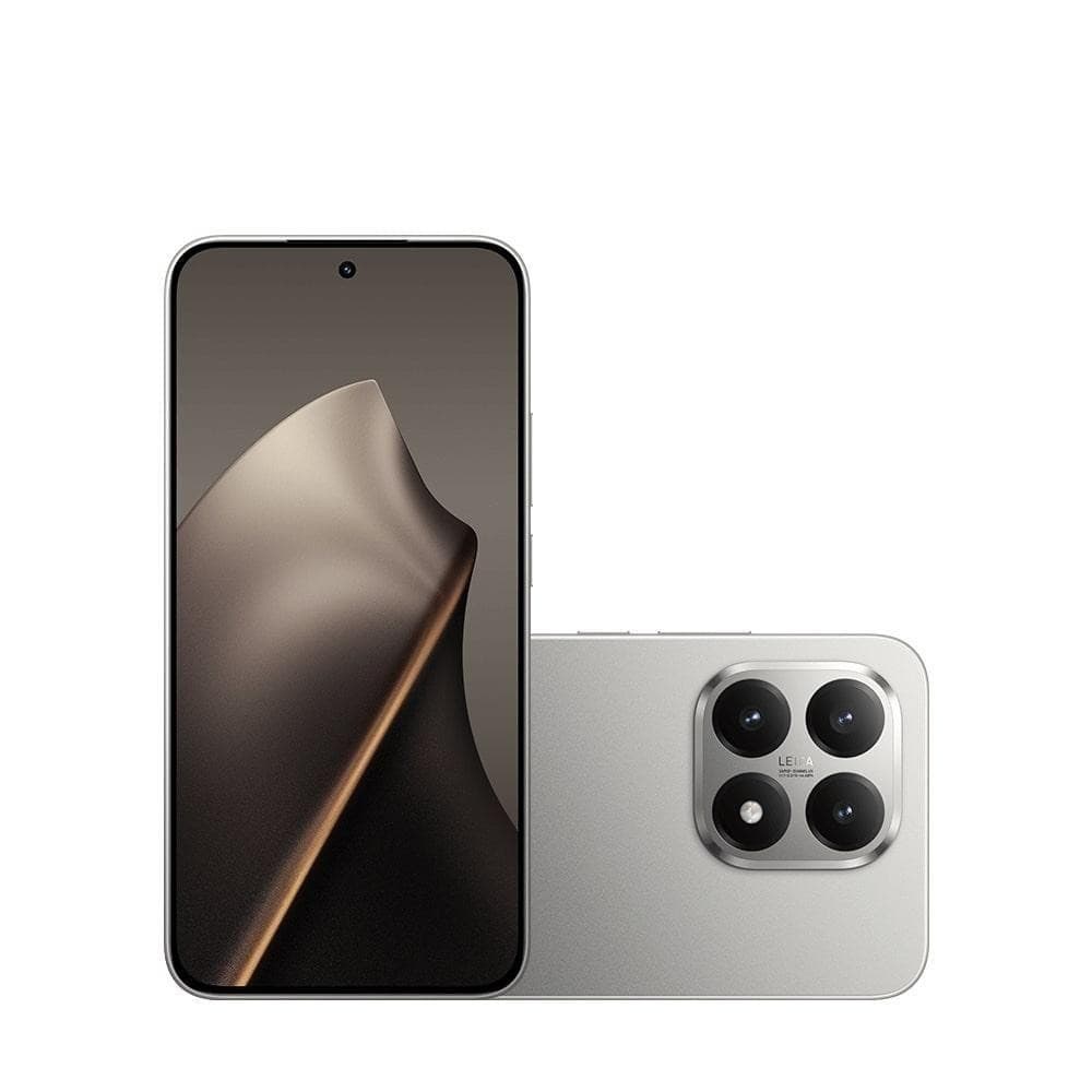 Smartphone Xiaomi 15T 5G, cinza, 12+12GB RAM, 512GB, câmeras traseiras quádruplas, design metálico
