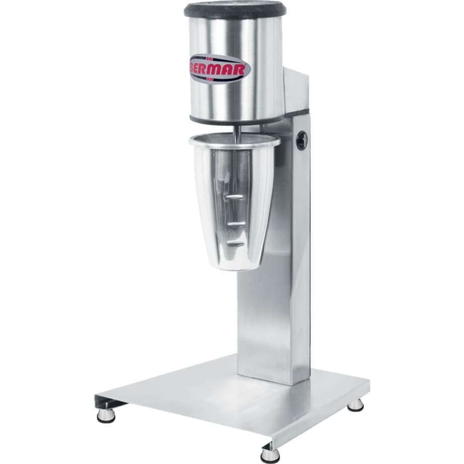 Batedor de Milk Shake Bermar Industrial Bm 72 NR 220V em aço inoxidável com rodas