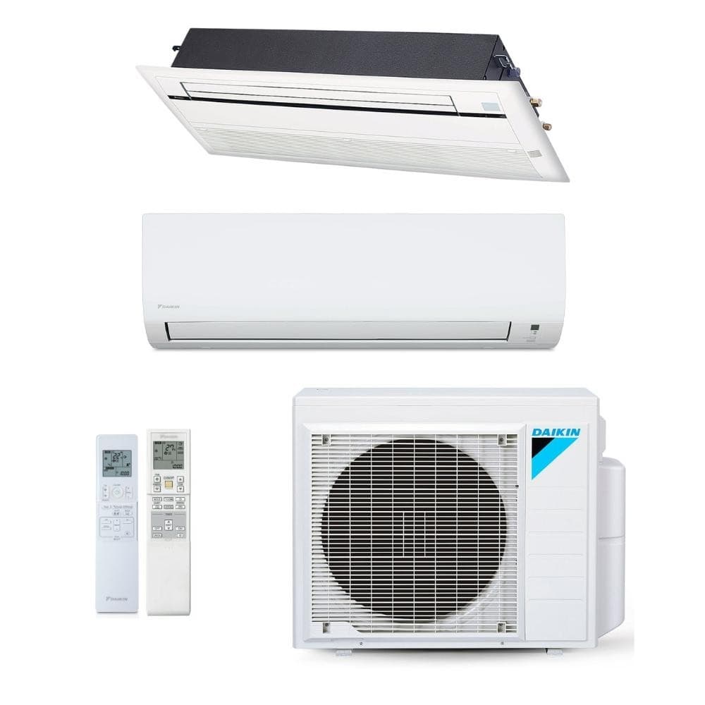 Ar-condicionado multi split inverter Daikin 18.000 BTUs, evaporador horizontal e cassete, cor branca