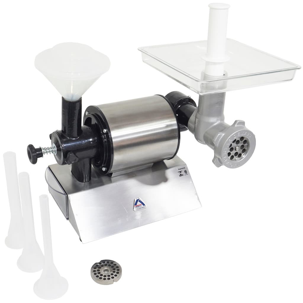 Moedor industrial elétrico em aço inoxidável Arbel MTUX com acessórios
