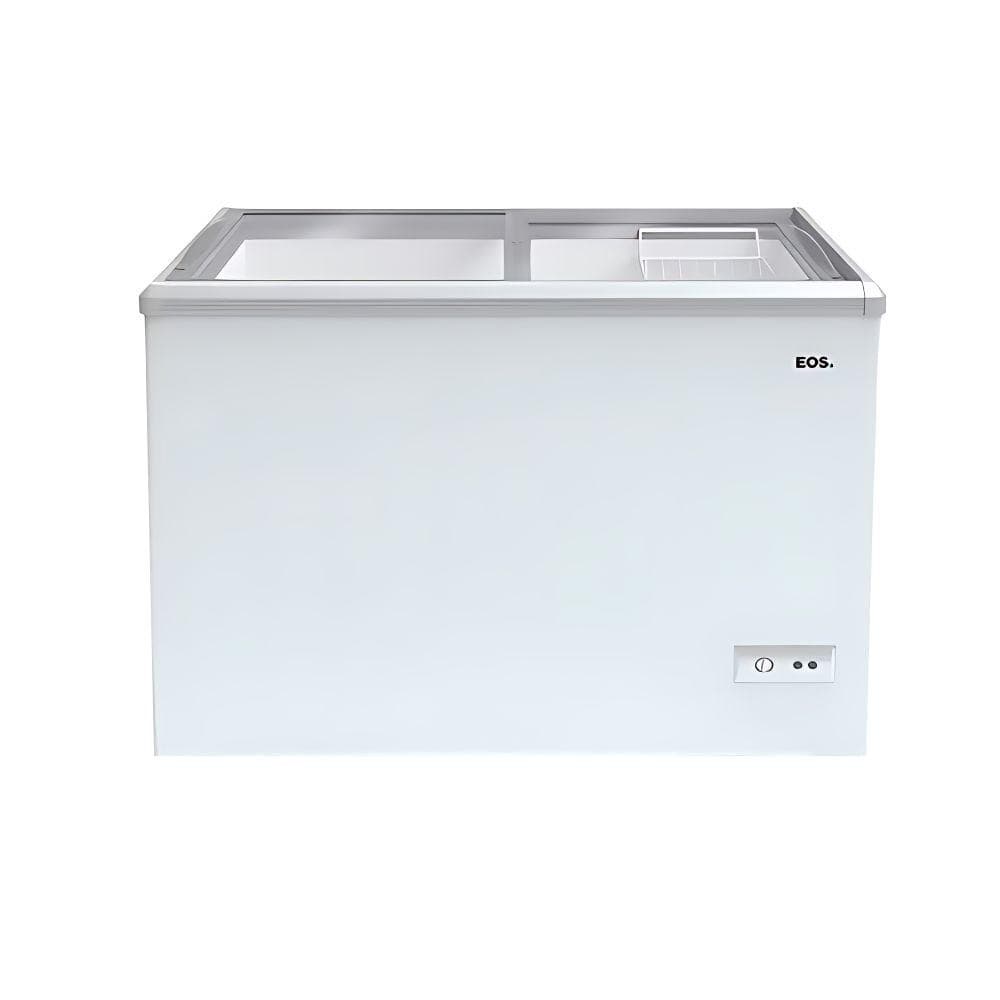 Freezer Expositor Horizontal Dupla Ação 410 Litros Eco Gelo Tampa de Vidro Eeh500xx 220v - Eos