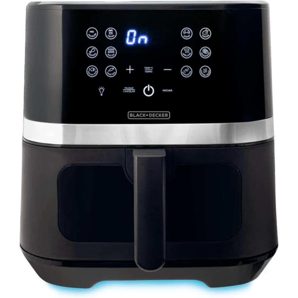 Fritadeira Air Fryer Digital Black Decker C/visor Frontal 7l 127V AFDLG-B2