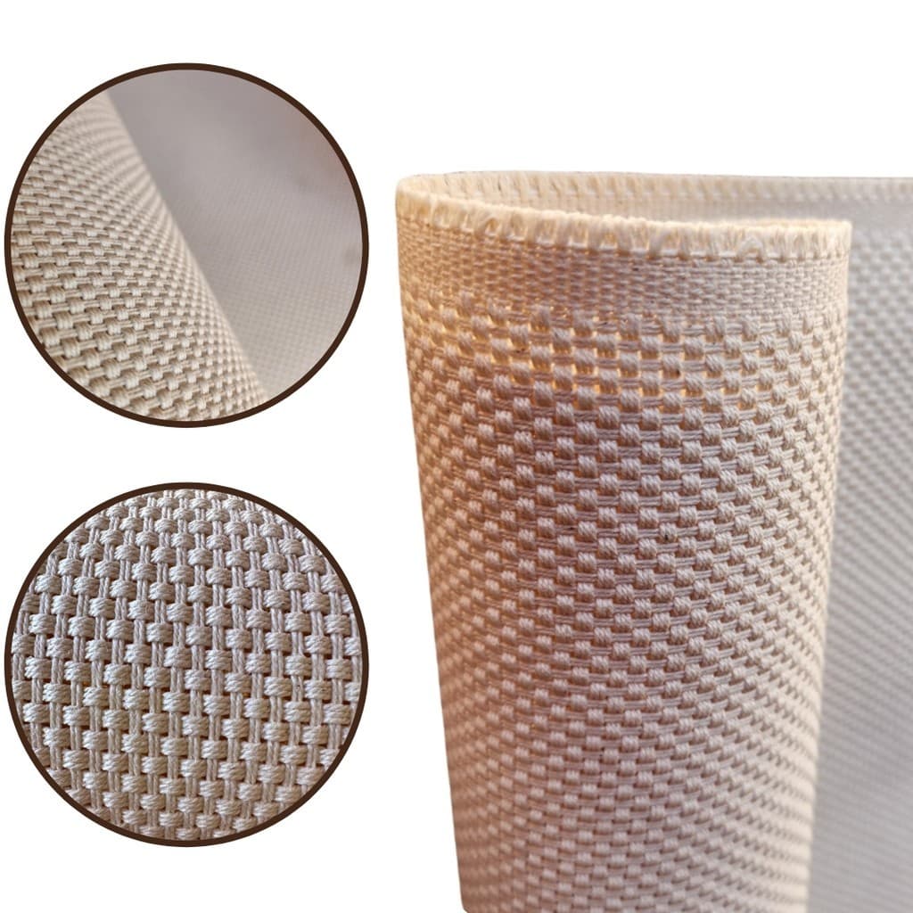 Palha da India Palhinha Indiana Tela Fechada Forro Fibra Natural Algodão Rattan 50cm