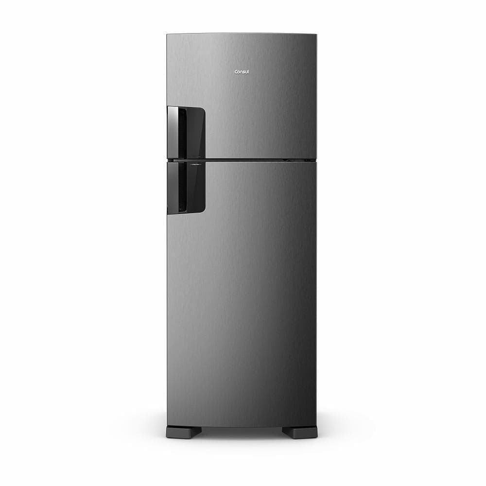Geladeira Consul 455L Inox Frost Free Inverter Espaço Flex Filtro Antiodor CRM53MK 220v Silenciosa