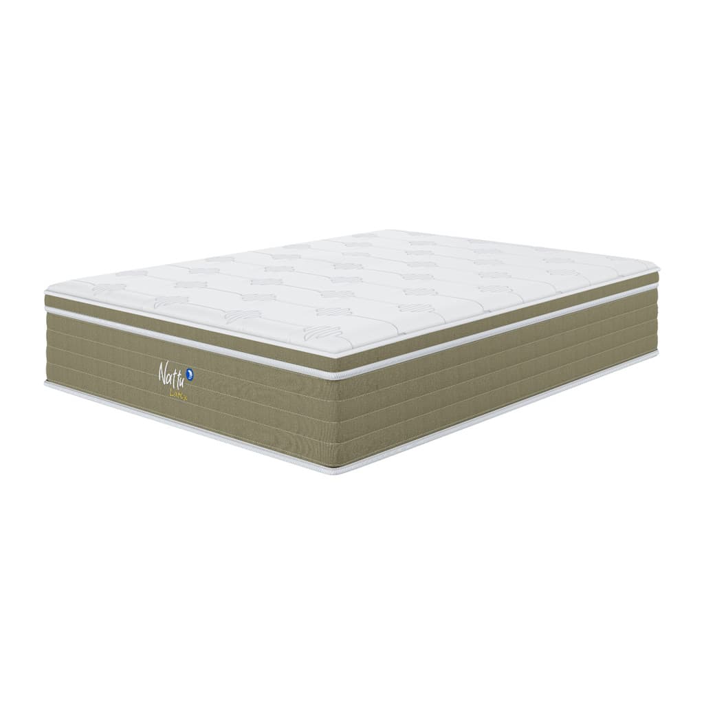Colchão Sonos Nattu Látex Casal Mola Ensacada 138x188x34